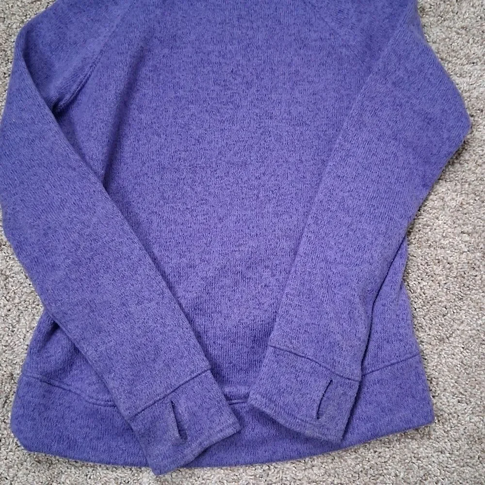 Old Navy Active Girls Purple Hoodie Sweatshirt Size M (8)